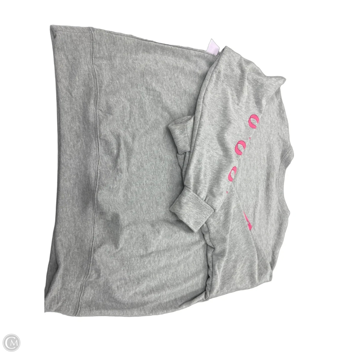Top 2pc Long Sleeve By Cme In Grey, Size: M