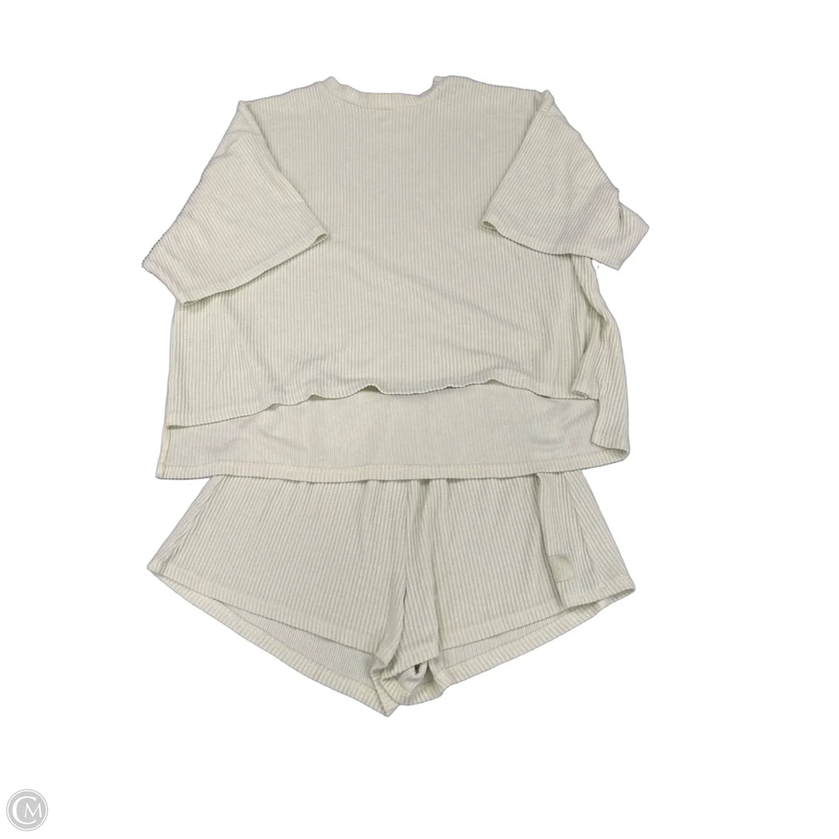 Top 2pc Short Sleeve By Cmc In Green, Size: S