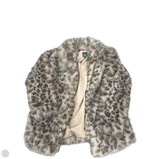 Jacket Faux Fur & Sherpa By Wild Fable In Animal Print, Size: S