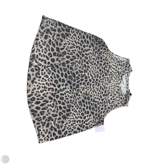 Top Sleeveless By Spiritual Gangster In Animal Print, Size: M