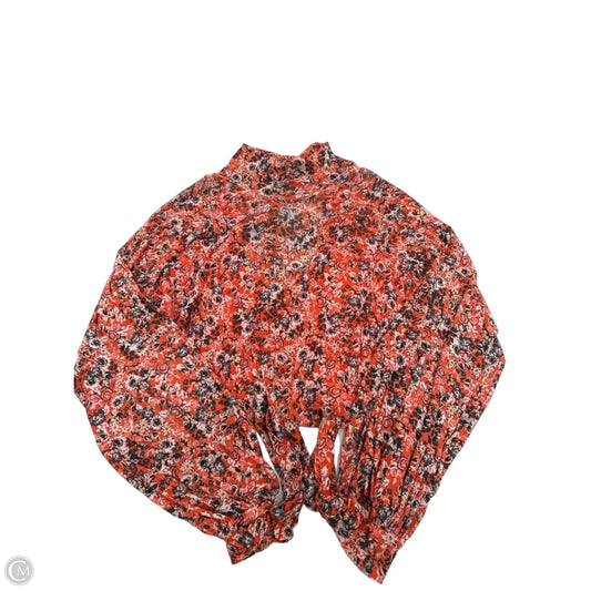 Top Long Sleeve By Free People In Orange, Size: L