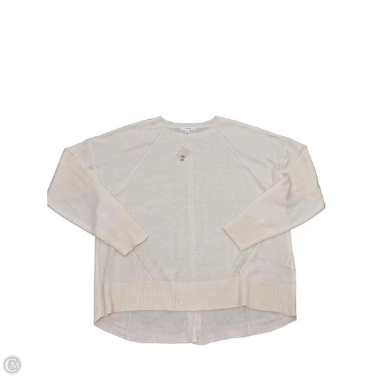 Top Long Sleeve By Mine In Cream, Size: S