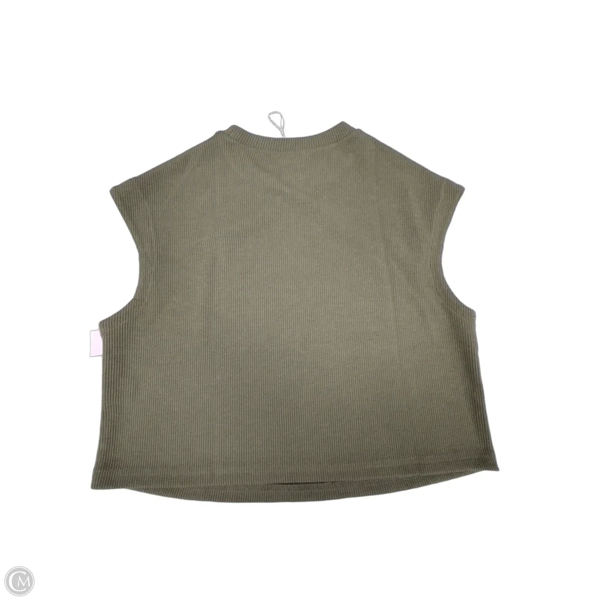 Top Sleeveless By Btfbm In Green, Size: M