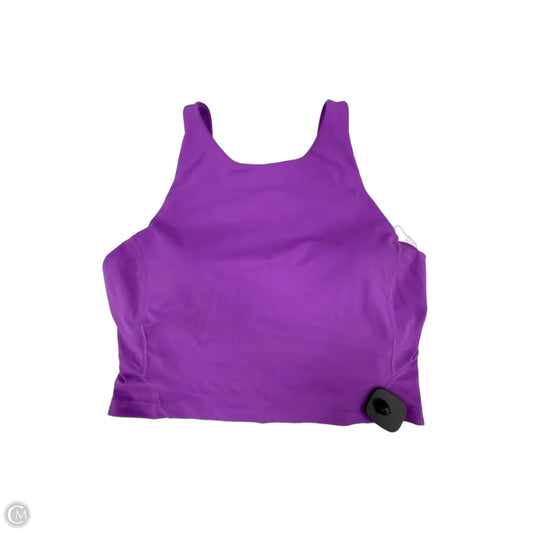 Athletic Bra By Lululemon In Purple, Size: 10