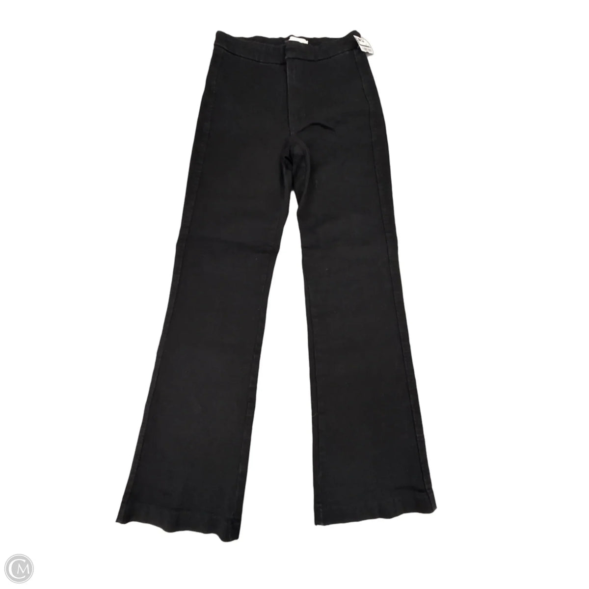 Jeans Flared By H&m In Black Denim, Size: 4
