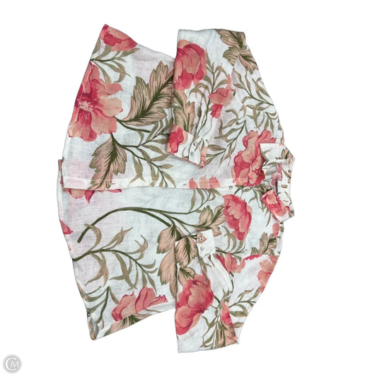Top Long Sleeve By Joie In Floral Print, Size: Xl