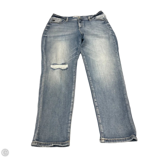 Jeans Boyfriend By Kancan In Blue Denim, Size: 14