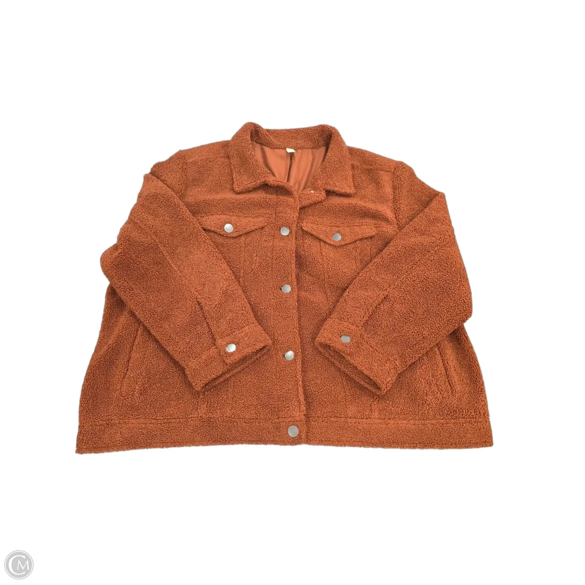 Jacket Fleece By Bp In Orange, Size: 3x