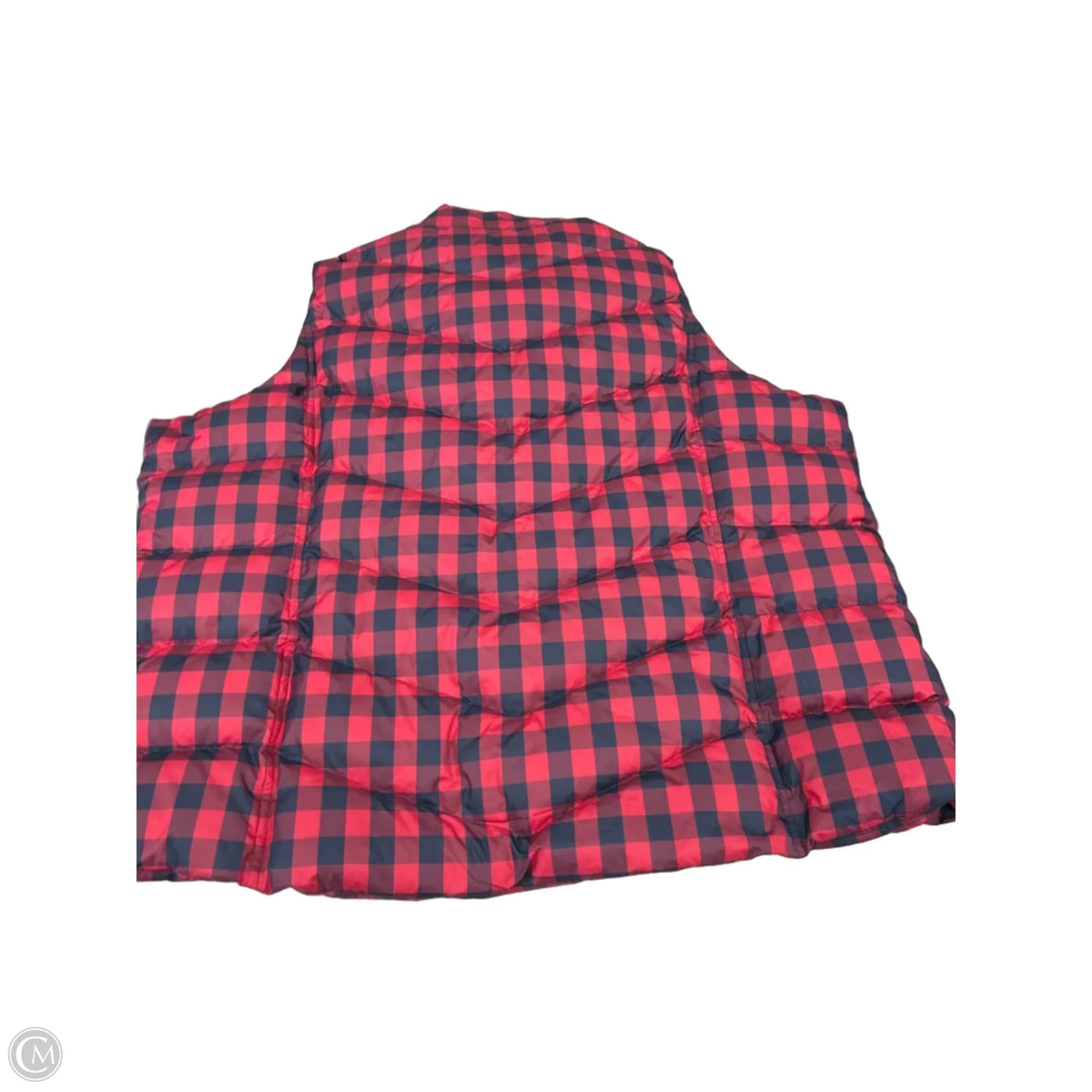 Vest Puffer & Quilted By Lands End In Blue & Red, Size: 3x