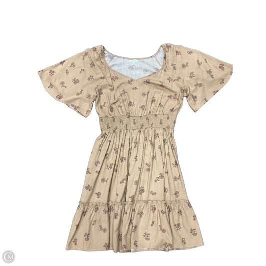 Dress Casual Midi By Maurices In Brown, Size: L