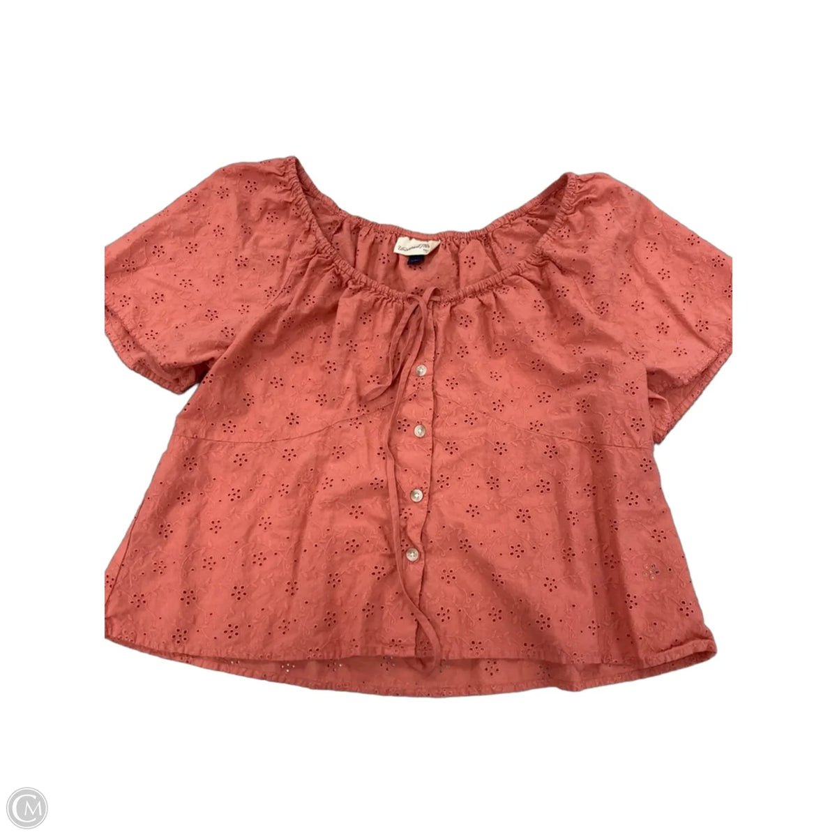 Top Short Sleeve By Universal Thread In Pink, Size: L