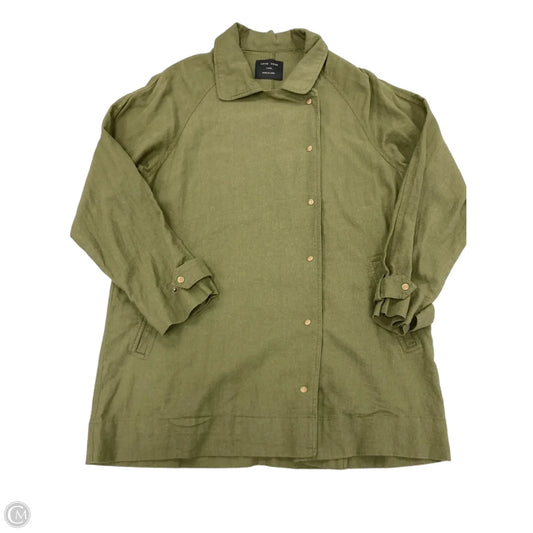 Tunic Long Sleeve By Love Tree In Green, Size: L