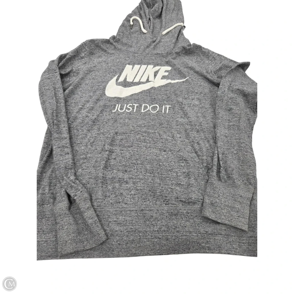 Top Long Sleeve By Nike In Grey, Size: L