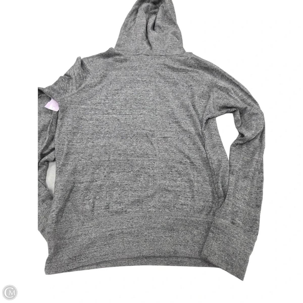 Top Long Sleeve By Nike In Grey, Size: L