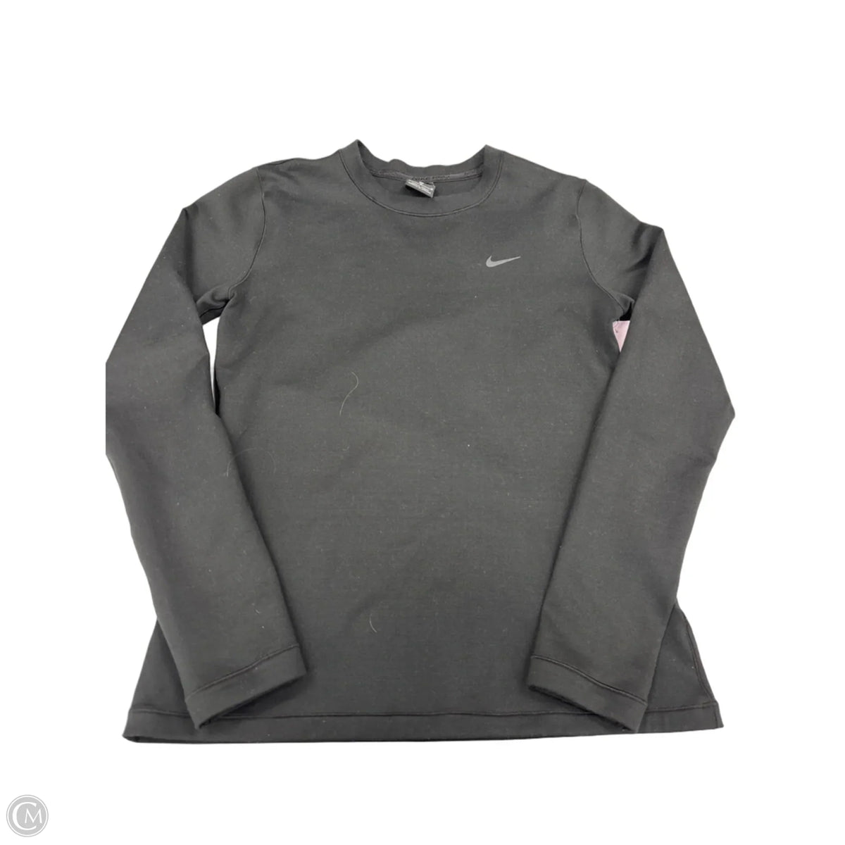 Top Long Sleeve By Nike In Black, Size: M