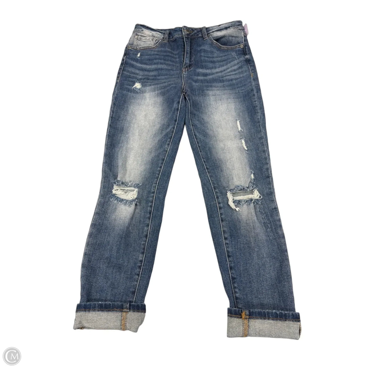 Jeans Boyfriend By Risen In Blue Denim, Size: 6
