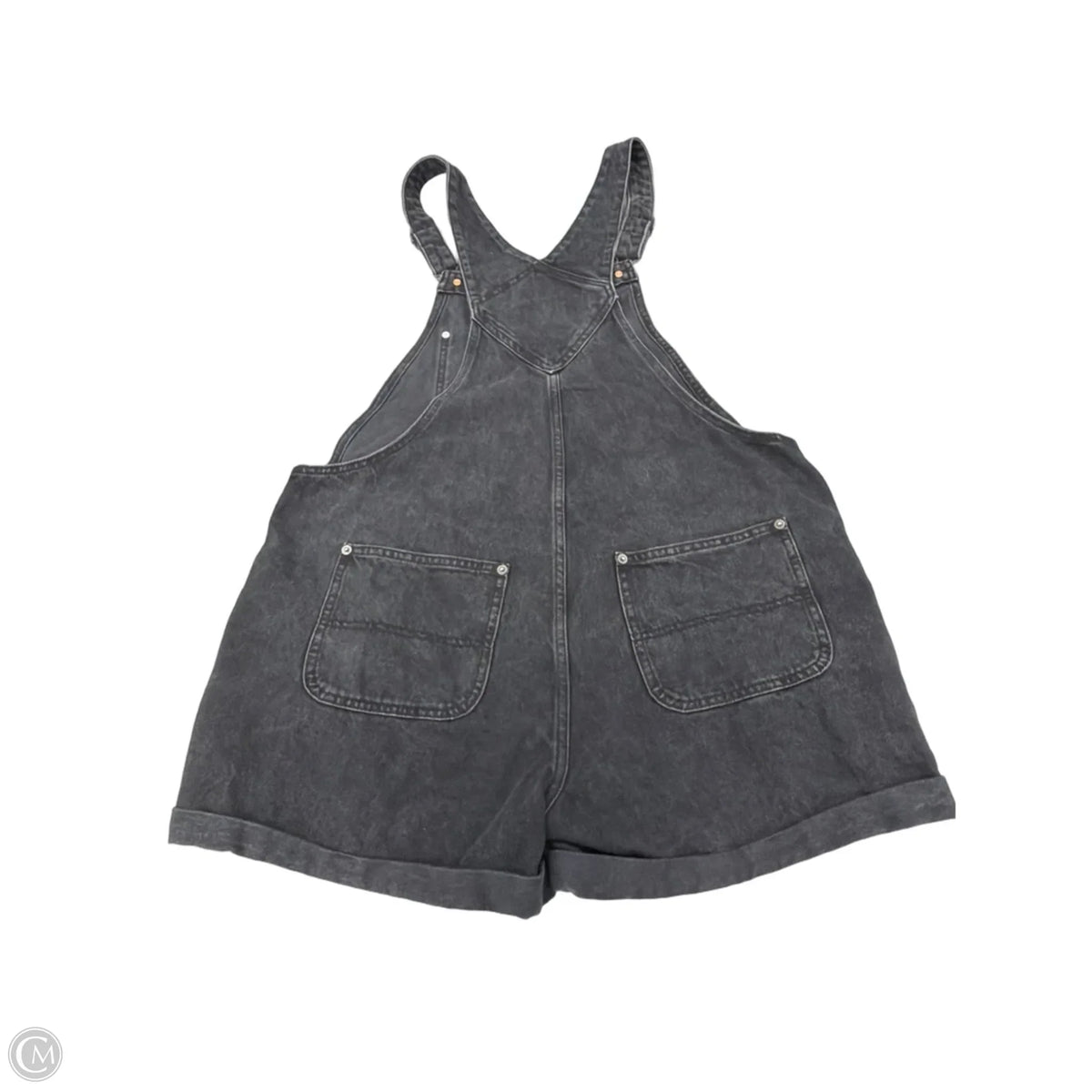 Shortalls By Old Navy In Black Denim, Size: L