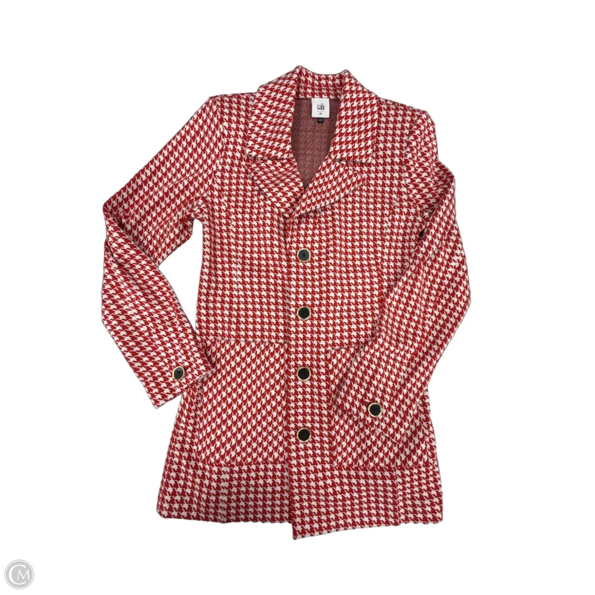 Jacket Other By Cabi In Red & White, Size: Xs
