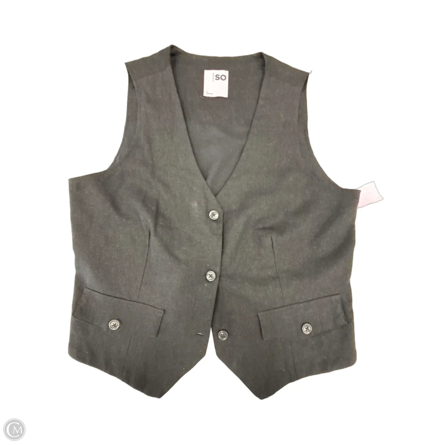 Top Sleeveless By So In Black, Size: L