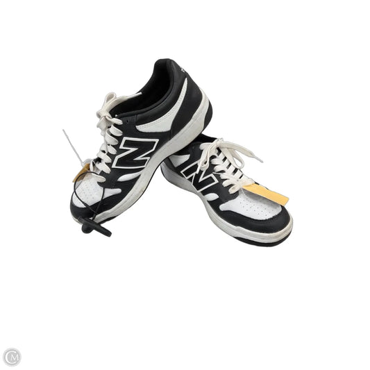 Shoes Athletic By New Balance In Black & White, Size: 6