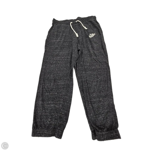 Athletic Pants By Nike In Grey, Size: M