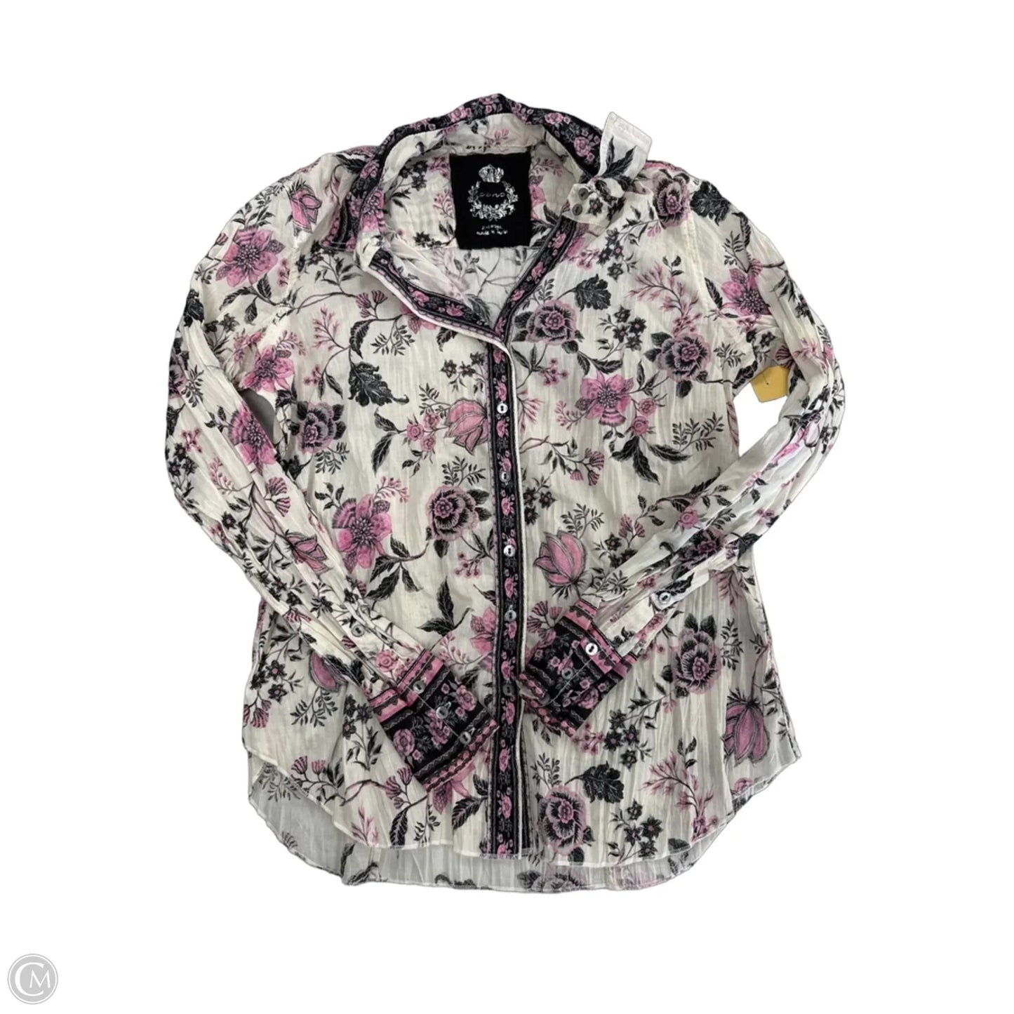 Top Long Sleeve By Cmb In Pink, Size: Xl