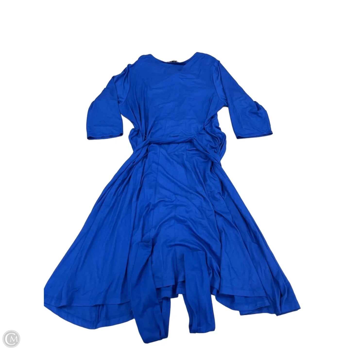 Dress Casual Maxi By Lands End In Blue, Size: 1x
