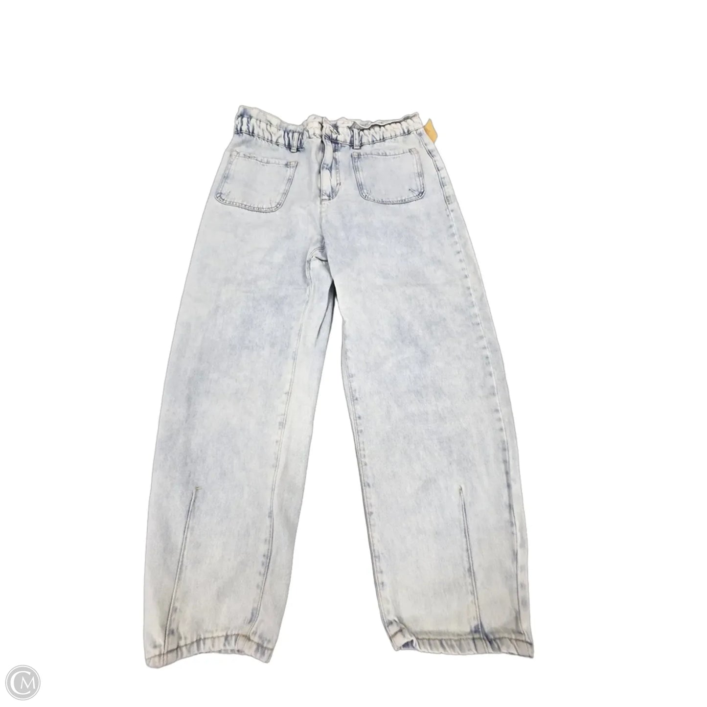 Jeans Straight By Zara In Blue Denim, Size: 10