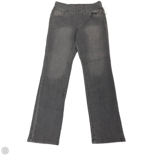 Jeans Straight By Gloria Vanderbilt In Grey Denim, Size: 10