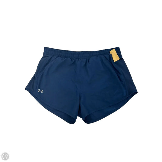 Athletic Shorts By Under Armour In Navy, Size: M