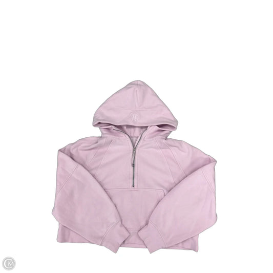 Sweatshirt Hoodie By Lululemon In Pink, Size: M