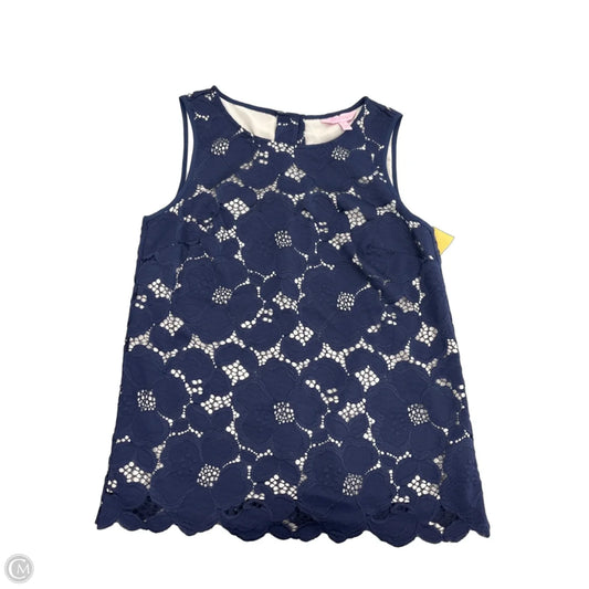 Top Sleeveless Designer By Lilly Pulitzer In Blue, Size: S