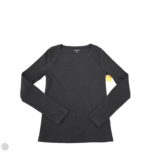 Top Long Sleeve By J. Crew In Black, Size: M