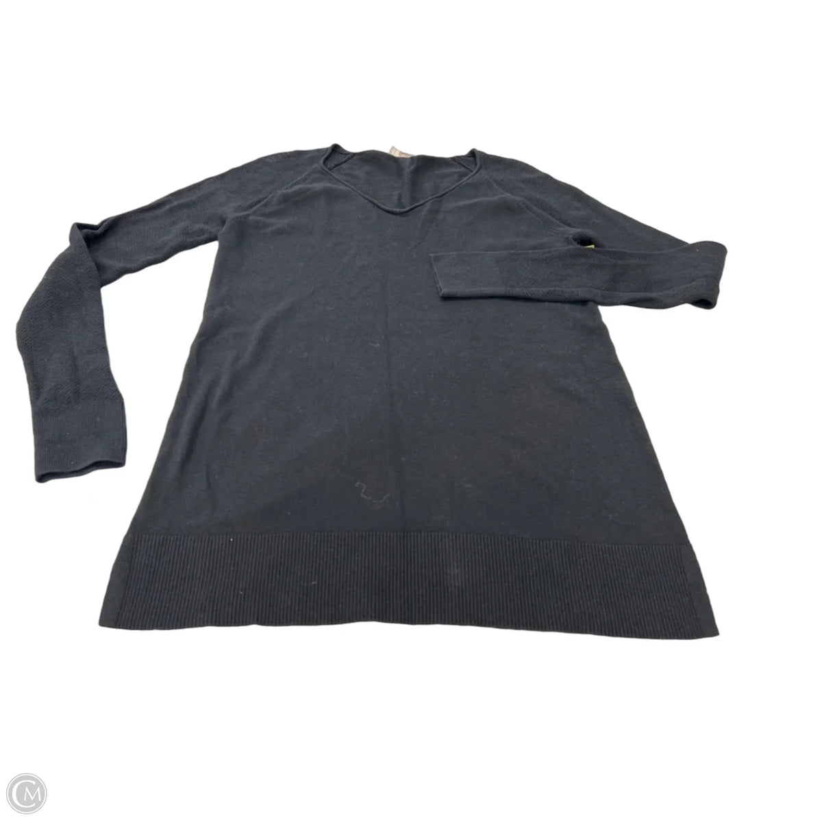 Top Long Sleeve By Loft In Black, Size: S