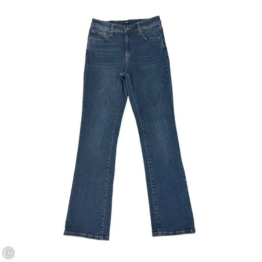 Jeans Straight By Express In Blue Denim, Size: 10