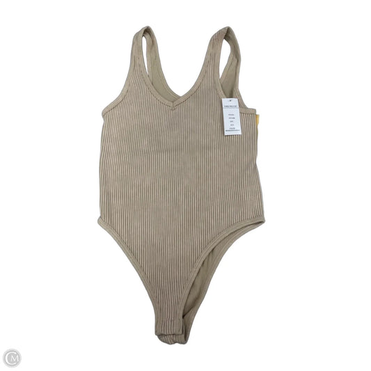 Bodysuit By Cme In Tan, Size: Xs