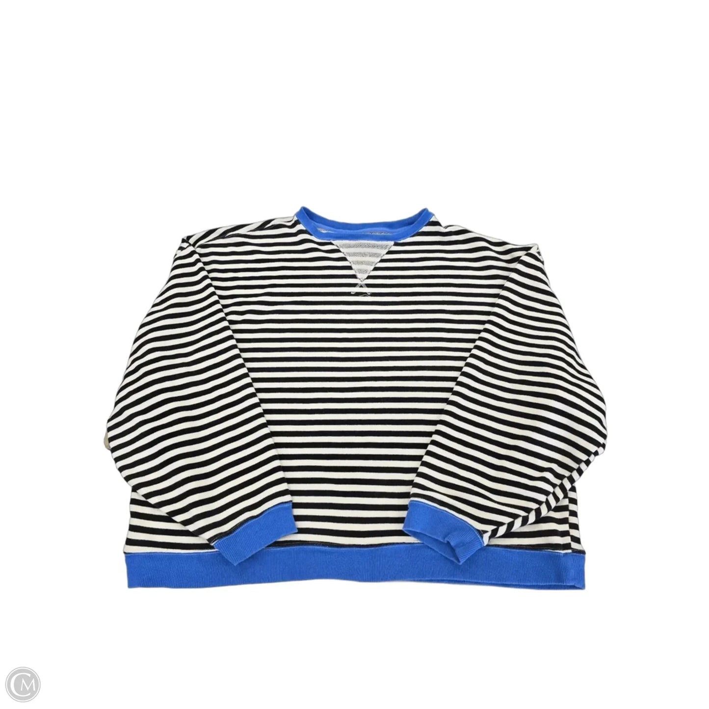 Top Long Sleeve By We The Free In Striped Pattern, Size: L