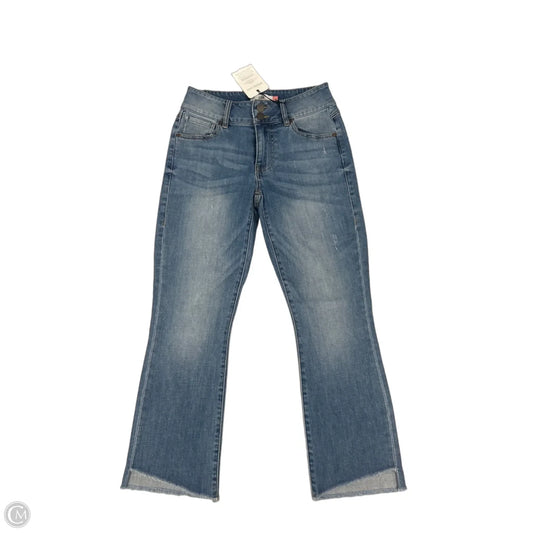 Jeans Flared By Cabi In Blue Denim, Size: 2