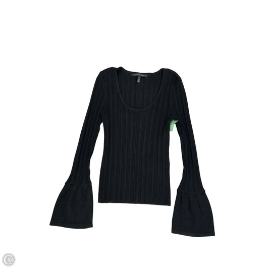 Top Long Sleeve By White House Black Market In Black, Size: S