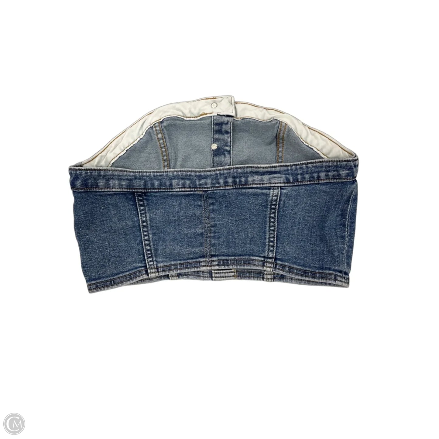Tank Top By Divided In Blue Denim, Size: M