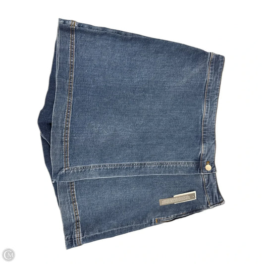 Skirt Mini & Short By Talbots In Blue Denim, Size: 10