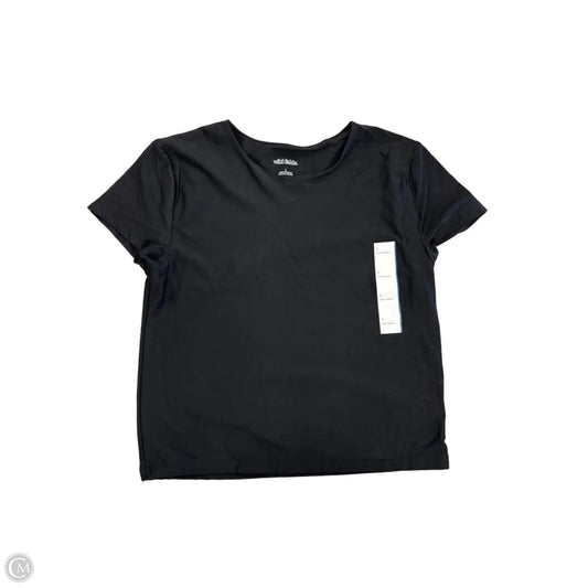 Top Short Sleeve By Wild Fable In Black, Size: L