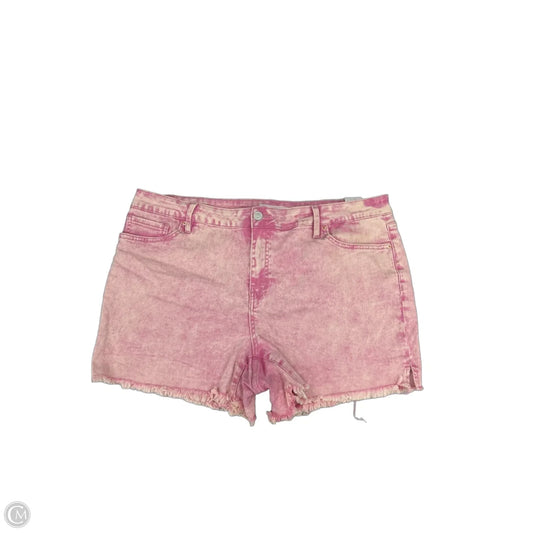 Shorts By Ymi In Pink Denim, Size: 20