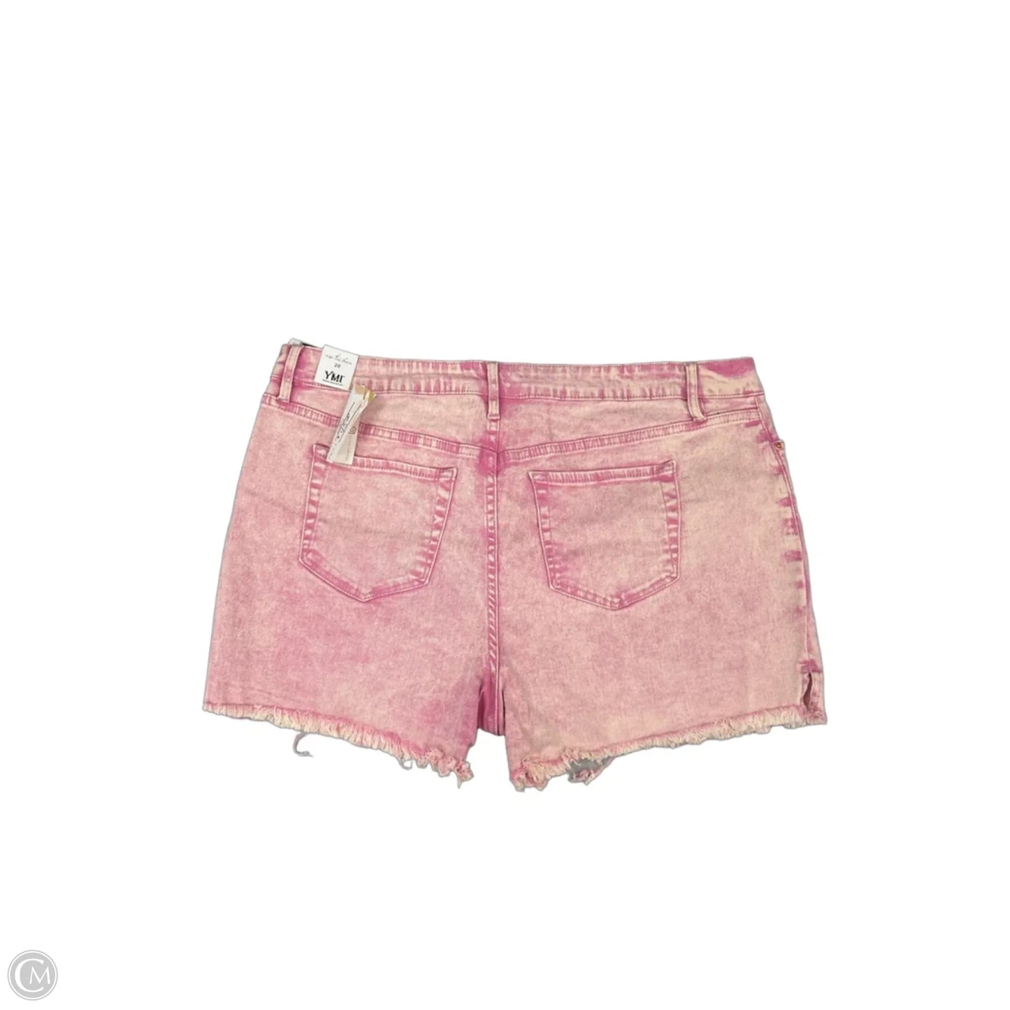 Shorts By Ymi In Pink Denim, Size: 20