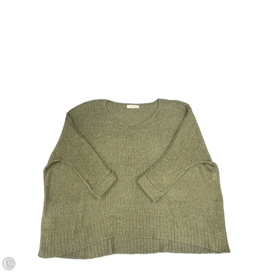 Top Long Sleeve By Cme In Green, Size: M