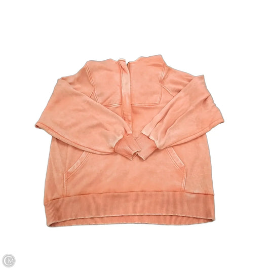Top Long Sleeve By Zenana In Coral, Size: L