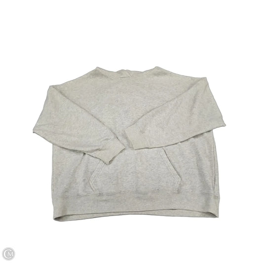 Sweatshirt Hoodie By Hollister In Grey, Size: L