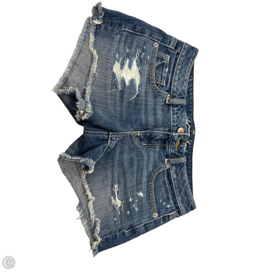 Shorts By American Eagle In Blue Denim, Size: 4