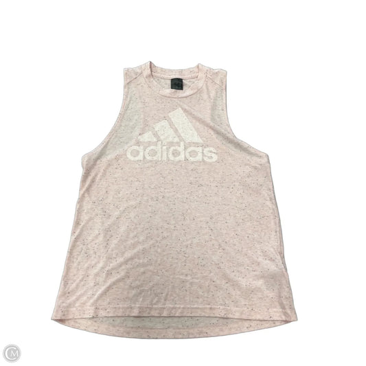 Tank Top By Adidas In Pink, Size: M