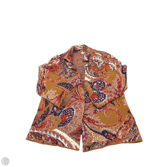 Sweater Cardigan By Moth In Orange, Size: S
